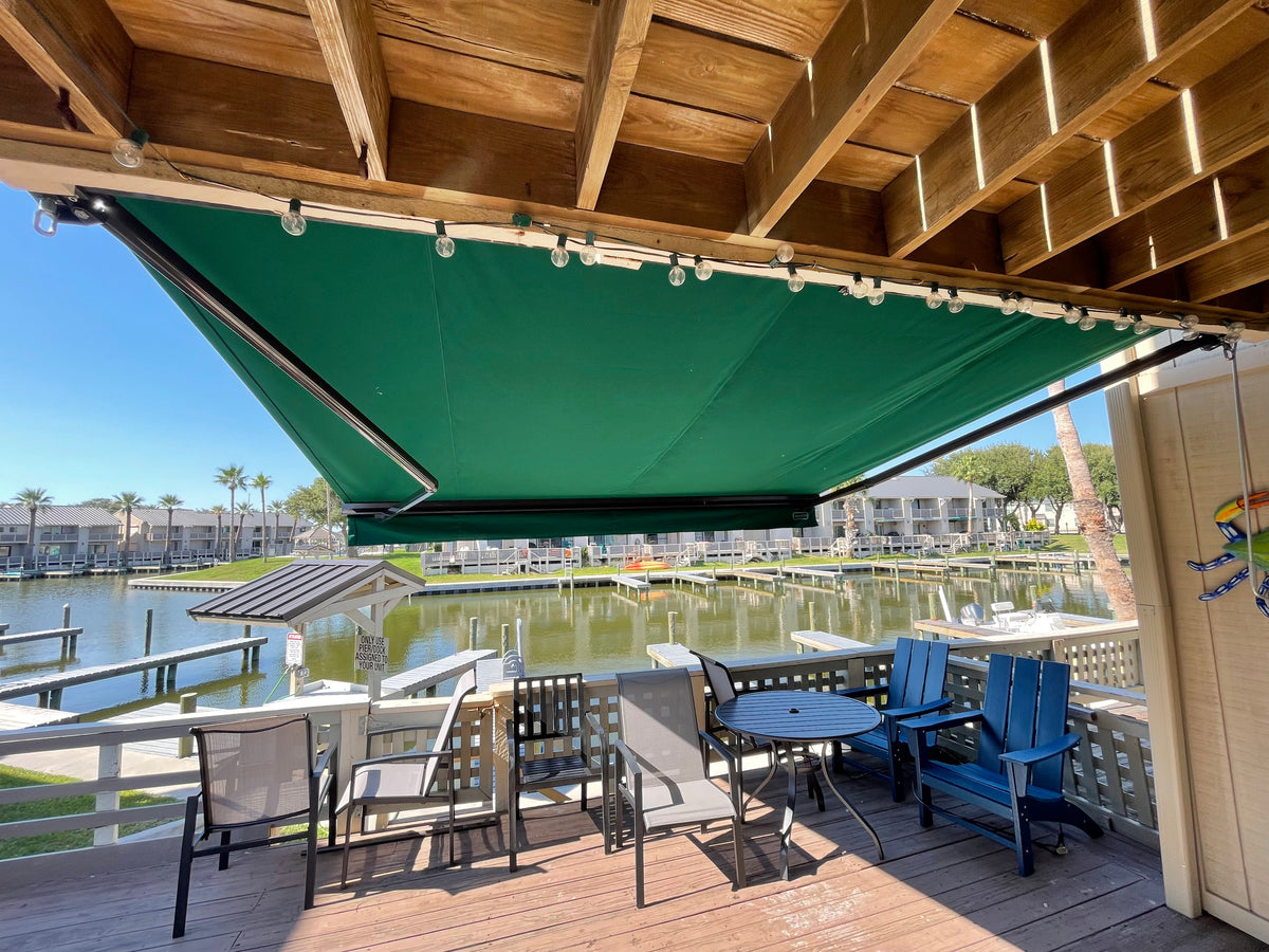 Custom home and outdoor shade, cushions, and awnings manufactured by Canvas USA®